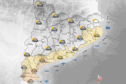 Previsió del temps per aquest diumenge