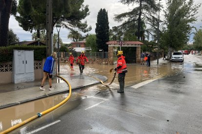Imatge d'arxiu de les inundacions a la Móra el mes de novembre de 2024.