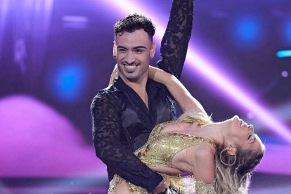 Genis Betrian ballant amb Nerea Rodríguez.