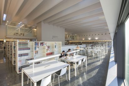 Imatge d'arxiu de la Biblioteca Pere Anguera