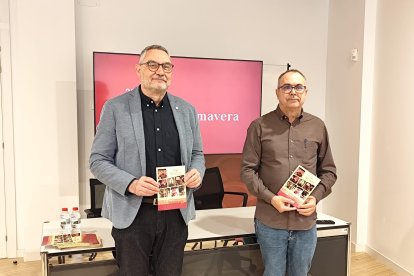 El regidor de Cultura, Salvador Ferré, i el tècnic de cultura, Felicià Canyelles.