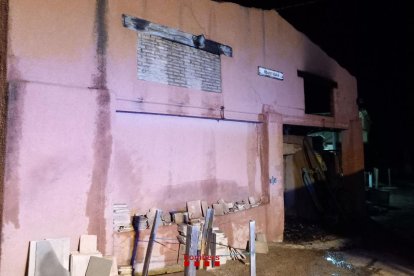 Imatge de la nau afectada a Roda de Berà