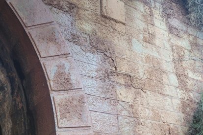 El punt tallat és a l’altura del túnel número 13.