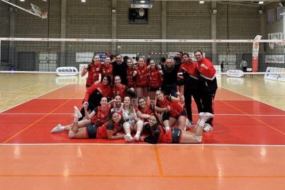 Fotografia de família després de la remuntada.