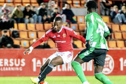 Cedric Omoigui durant el partit.