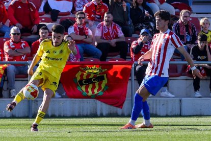 Aitor Gelardo durant el duel.