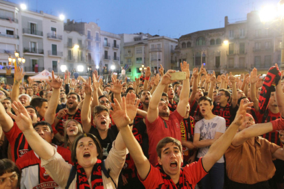 Rua de celebració de 'ascens a Segona A del CF Reus Deportiu