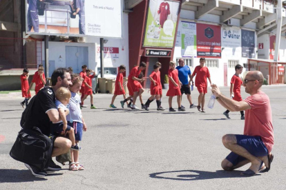 Els jugadors del primer equip del Gimnàstic de Tarragona ja estan a Perelada a l'estada d'estiu per preparar la pretemporada fins el 22 de juliol.