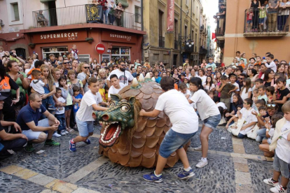 L'Aligueta de Tarragona ha sorprès a tots els tarragonins amb la seva nova indumentària.