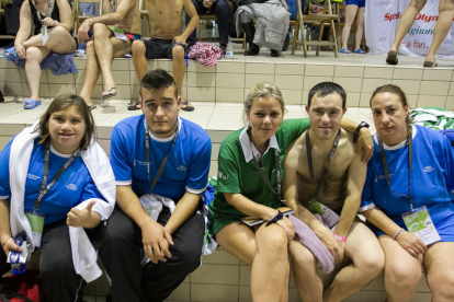 Les proves de natació dels jocs Special Olympics de Reus.