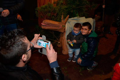 El tió Estevet de Vila-seca que va permetre que més de 400 nens i nenes del municipi poguessin tenir llaminadures abans de Nadal.