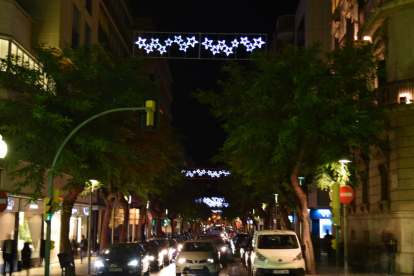 Els llums de Nadal de Tarragona ja estan encesos.