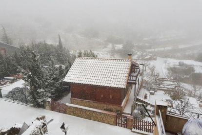 Imatges de Vilanova de Prades nevada