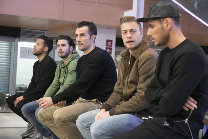 Els jugadors del CF Reus, interrogats
