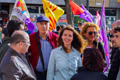 Manifestació durant la tarda del Primer de Maig a Tarragona
