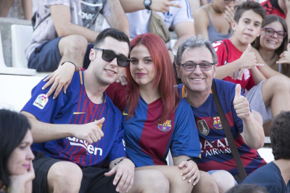 Imatges del partit amistós que ha enfrontat el Nàstic de Tarragona amb el FC Barcelona