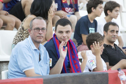 Imatges del partit amistós que ha enfrontat el Nàstic de Tarragona amb el FC Barcelona