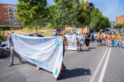 Protesta dels sanitaris a Tarragona