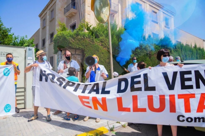 Protesta dels sanitaris a Tarragona
