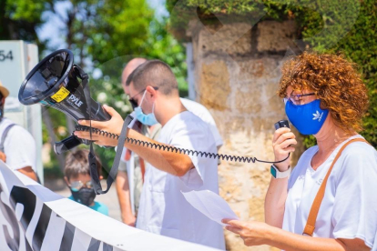 Protesta de los sanitarios en Tarragona