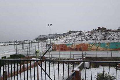 Imatges de la nevada que ha afectat Prades (Baix Camp) i Conesa (Conca de Barberà).