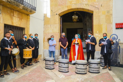 Arribada de l'aigua de Sant Magí a Tarragona en un any marcat per la covid-19