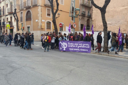 Movilizaciones y paradas en el Campo de Tarragona en motivo de la huelga feminista