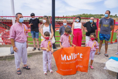 El tobogán acuático del Nàstic concentra los actos del 'Mulla't' en Tarragona