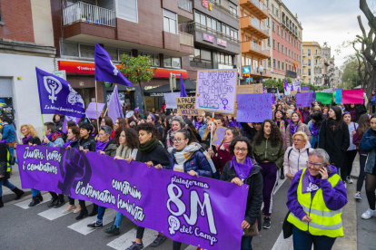 Recull de les millors imatges de la manifestació del Dia de la Dona a Tarragona
