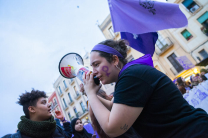 Recull de les millors imatges de la manifestació del Dia de la Dona a Tarragona