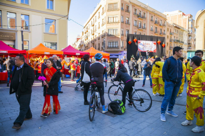 La plaça Corsini ha acollit tots els actes per a celebrar l'any del porc
