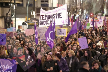La capital ha estat l'escenari de la convocatòria unitària al Camp de Tarragona on s'han escoltat proclames com «sense les dones no hi ha revolució» i «ni una més»