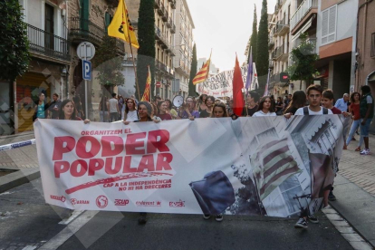 Manifestación Esquerra Independentista en Reus