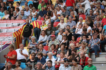 Imatges de l'acte de l'inici de campanya pel Sí al Referèndum de l'1-O a la Tàrraco Arena Plaça de Tarragona.