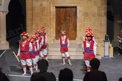 Representación de la Moixiganga en el Seminari de Tarragona durante la Santa Tecla 2020