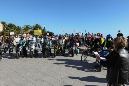 Manifestació del sector de l'hosteleria al Balcó del Mediterrani (II)