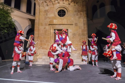 Representació de la Moixiganga al Seminari de Tarragona durant la Santa Tecla 2020