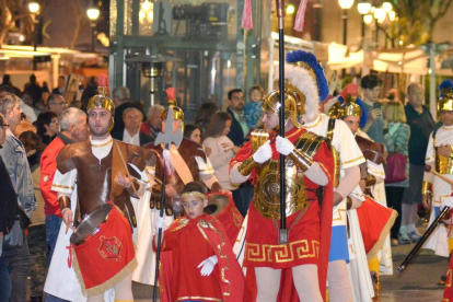 Processó dels Divendres de Dolors organitzada pel Gremi de Pagesos dins els actes de Setmana Santa de Tarragona.