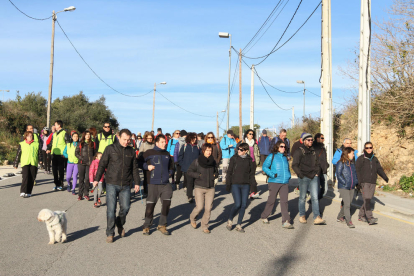 Cuarta caminata organizada por la Asociación de Vecinos de la zona de Levante.