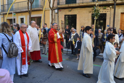 Bendición del Domingo de Ramos en Tarragona.