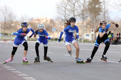Reus ha acollit, per primera vegada, el campionat de Catalunya de patinatge de velocitat.