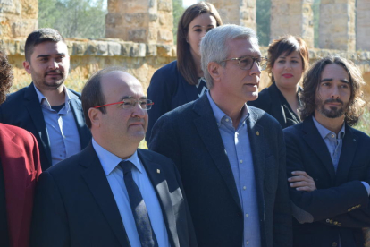Miquel Iceta i Ramon Espadaler, a la presentació de la llista del PSC a Tarragona pel 21D