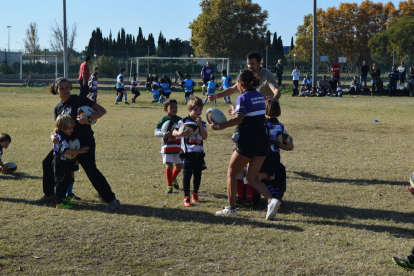 Encuentro de escuelas de rugby en las instalaciones del CR Tarragona.