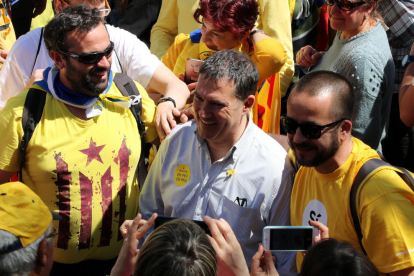 Totes les imatges de la manifestació d'aquest matí a la capital catalana