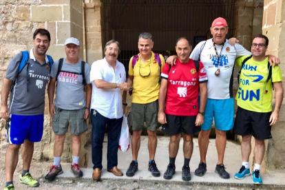 Caminada dels Nastiquers amb presència del president del conjunt grana.