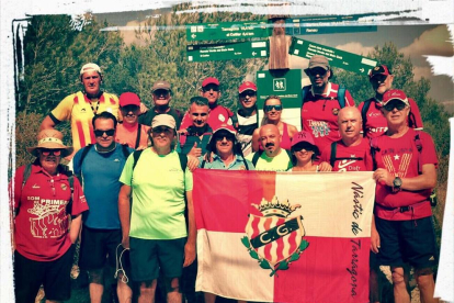 Caminada dels Nastiquers con presencia del presidente de la conjunta grana.