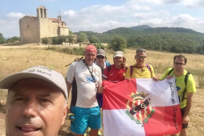 Caminada dels Nastiquers amb presència del president del conjunt grana.