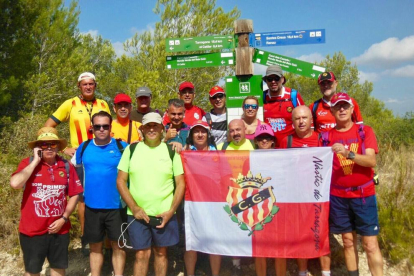 Caminada dels Nastiquers con presencia del presidente de la conjunta grana.