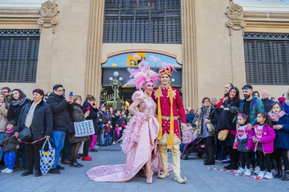 Inicio del Carnaval de Tarragona en la plaza Corsini