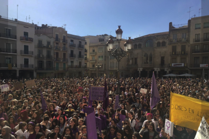 Ciudades como Tarragona, Reus o el Vendrell acogen manifestaciones feministas